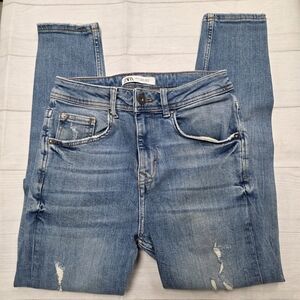 Zara Light Blue Skinny Jeans